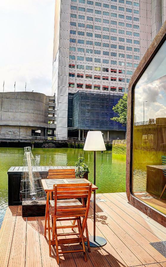 Wikkelboats At Wijnhaven Hotel Rotterdam Exterior photo
